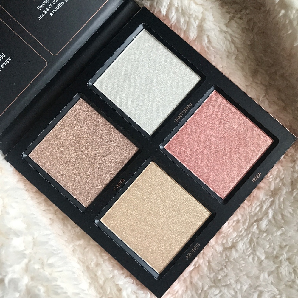 HUDA BEAUTY 3D Highlighter Palette Pink Sands NEW